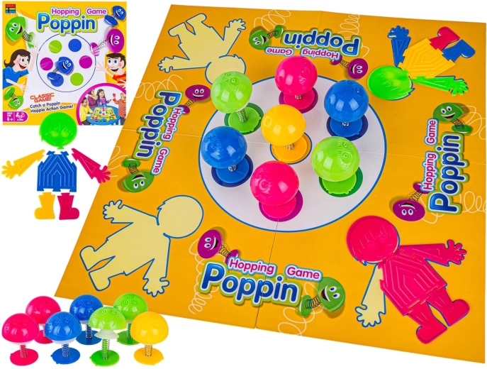 Zábavná rodinná hra vytvoř panáčka Hopping Game Poppin