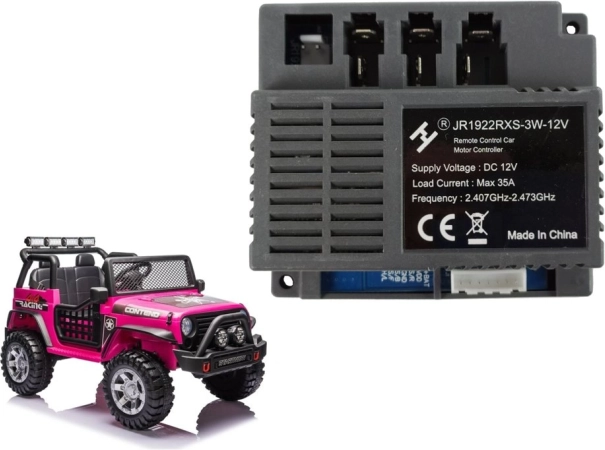 Řídicí jednotka JR1922RXS-3W 12V pro elektrická autíčka XMX618 a XMX608
