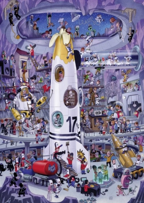 Heye puzzle Start rakety 1000 dílků