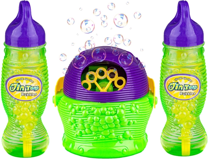 Jin teng bubbles automat na mýdlové bubliny se 2 náplněmi