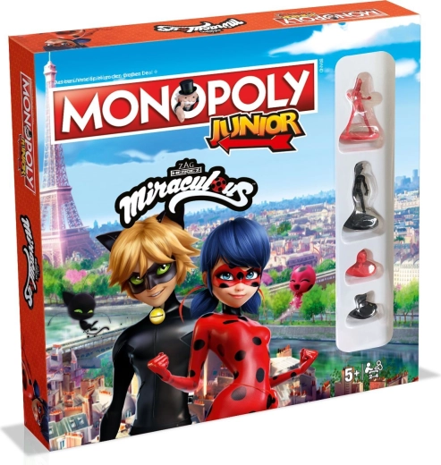 Winning Moves Monopoly Junior Miraculous - 1 kus