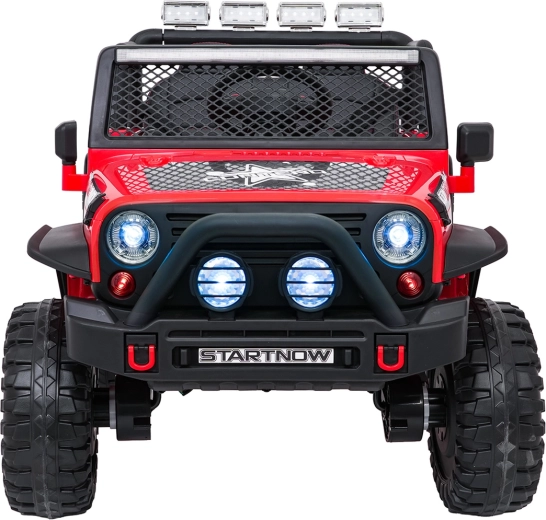Elektrické dětské auto jeep BEAST 4x4 červené