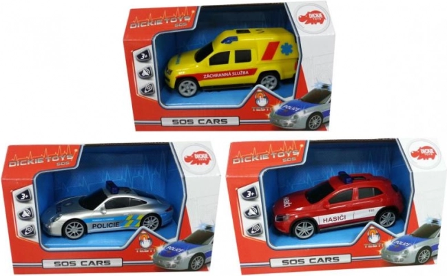 Auto SOS se světelnými a zvukovými efekty - česká verze