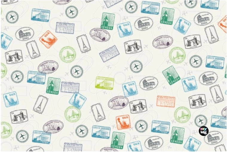 Podložka na stůl z polypropylenu Stamps