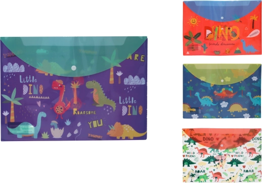 Složka s drukem s motivem dinosaurů 36 × 26 cm