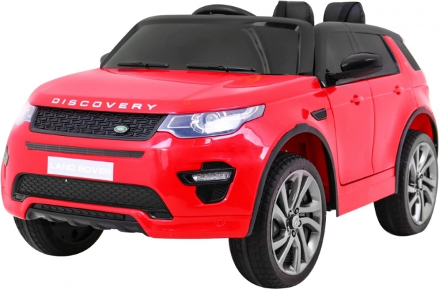 Dětské elektrické auto Land Rover Discovery červené SUV s dálkovým ovládáním
