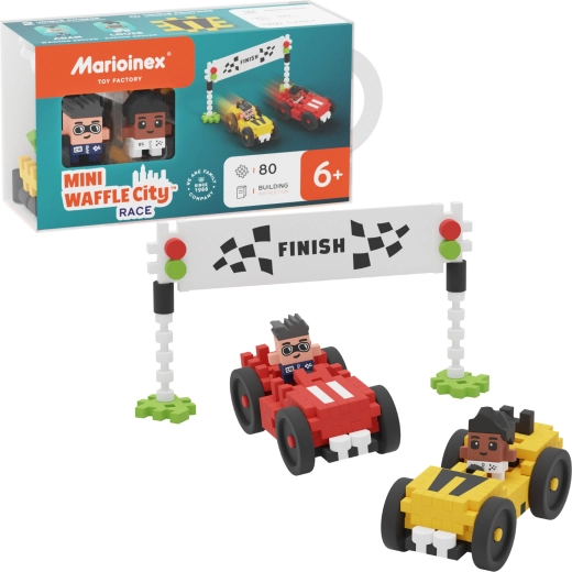 Stavebnice Marioinex Mini Waffle City závod 80 dílků