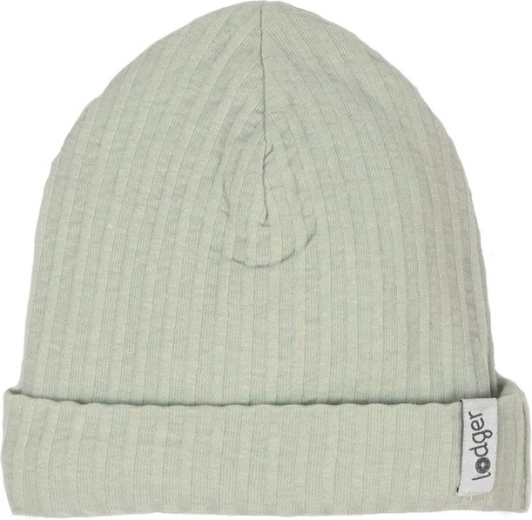 Lodger Beanie Seersucker Silk bavlněná čepička 0–6 měsíců