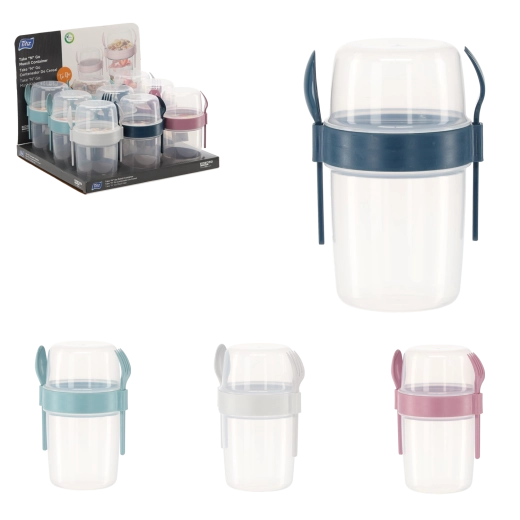 Cestovní pojemník na müsli 1100 ml s příbory bez BPA