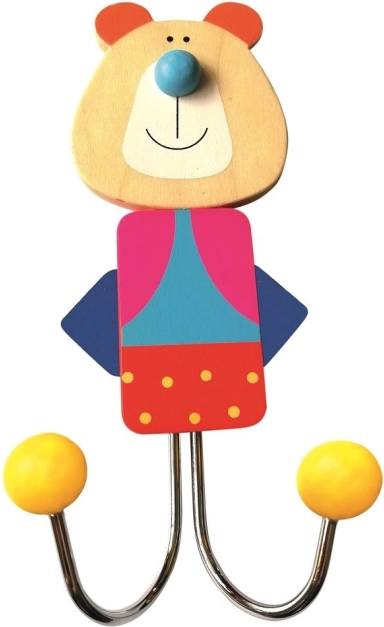 Věšák s motivem medvěda pro děti