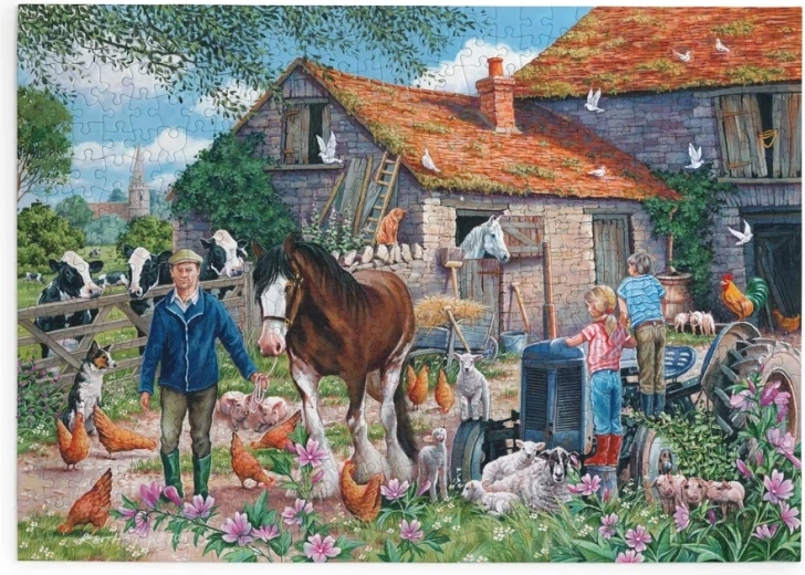 Puzzle MacDonaldova farma s 500 velkými dílky