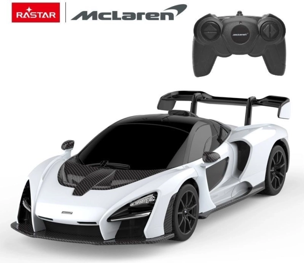 Rc auto McLaren Senna Rastar 1:24 bílé - 1 kus