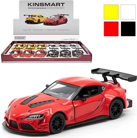 Toyota gr supra racing concept kovové autíčko 1:36