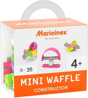 Mini Waffle konstrukční kostky pro holčičky, 35 dílků