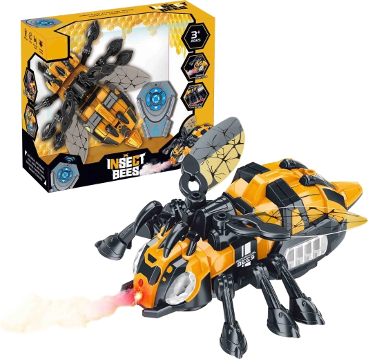 R/C mechanická včela s vodní mlhou a LED osvětlením