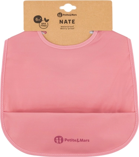 Petite&Mars PU bryndák Nate dusty rose 6m+