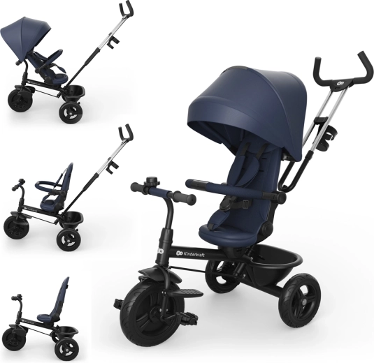 Kinderkraft tříkolka Aston 2 plus navy