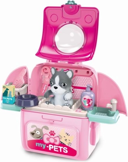 Sada 2v1 batoh se zvířátkem – pejsek