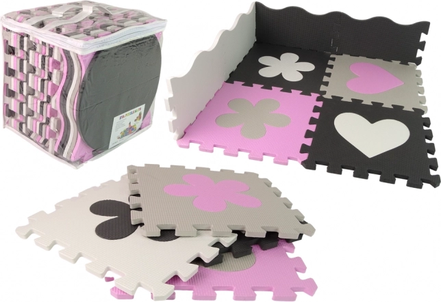 Pěnová edukativní podložka EVA puzzle pro miminka, 25 dílů