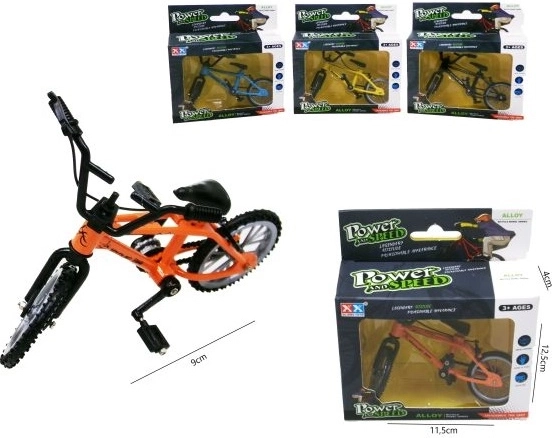 Mini metalové prstové kolo 9 cm se 4 kolečky