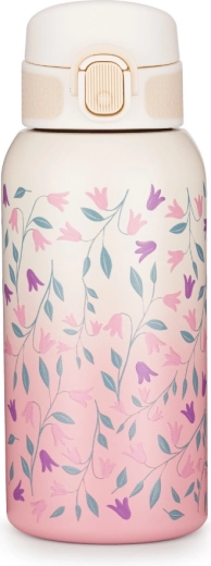Petite&Mars nerezová termoláhev s náustkem 500 ml Delicate flowers