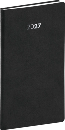 Notique kapesní diář Balakon 2027 černý 9 × 15,5 cm