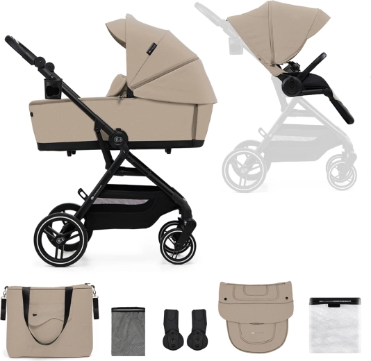 Kombinovaný kočárek Kinderkraft Select Yoxi 2v1 moonlight grey