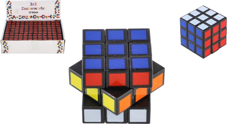 Mini hlavolamová kostka 3,5 × 3,5 cm - 1 kus