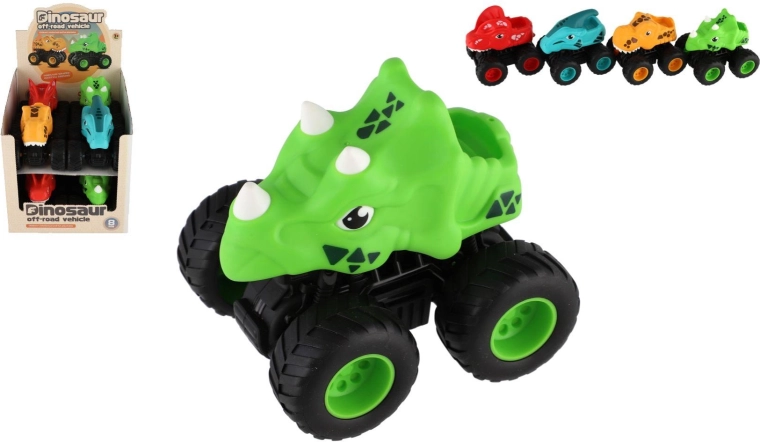 Terénní autíčko off-road dinosaurus na setrvačník