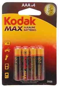 Kodak Alkaline Max AAA alkalické baterie 1,5 V, 4 ks