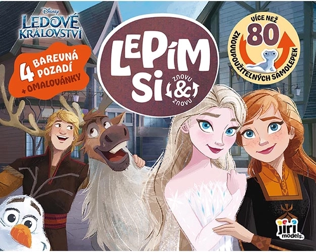 Lepím si znovu a znovu Ledové království
