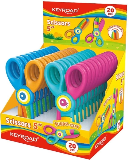 Dětské bezpečnostní nůžky KEYROAD 12,5 cm