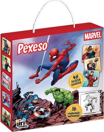 Pexeso v krabičce s omalovánkou Marvel
