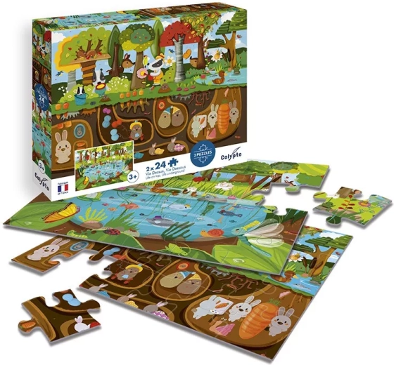 Sentosphere obrázkové puzzle život pod povrchem