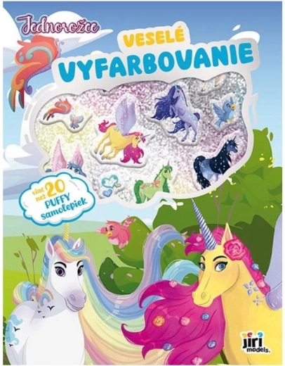 Veselé vybarvování se super samolepkami jednorožci