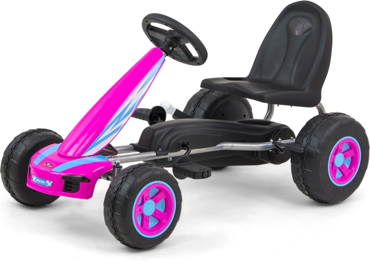 Šlapací motokára Milly Mally Viper růžová