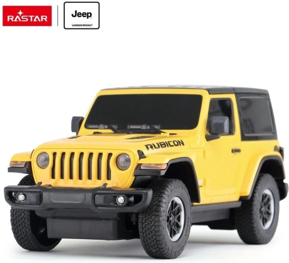 Rastar Jeep Wrangler JL RC auto na dálkové ovládání 1:24 žluté