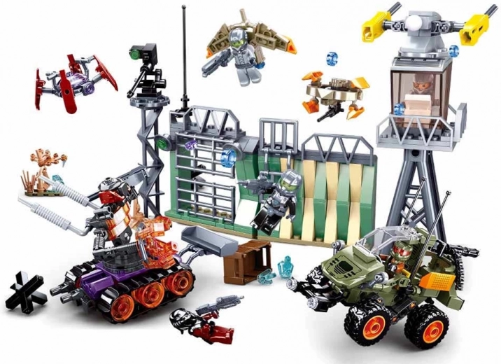 Sluban Atomic Storm – obranná základna stavebnice