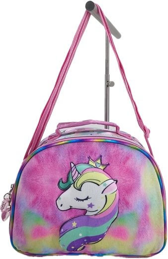 Dívčí taška přes rameno s duhovým jednorožcem 25 cm