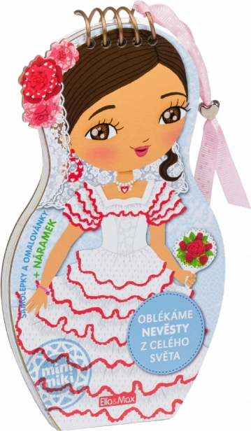 Omalovánky Oblékáme nevěsty z celého světa