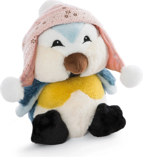 NICI plyšový ptáček Andoli s ušankou 22 cm