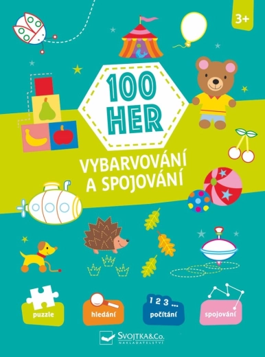 Svojtka & Co. 100 her pro malé děti - Vybarvování a spojování