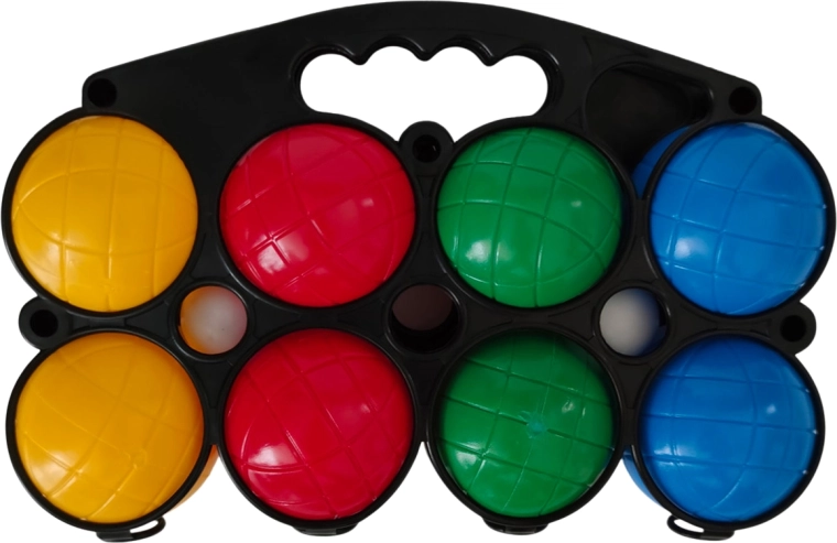 Plastové petangové koule – sada 8 ks