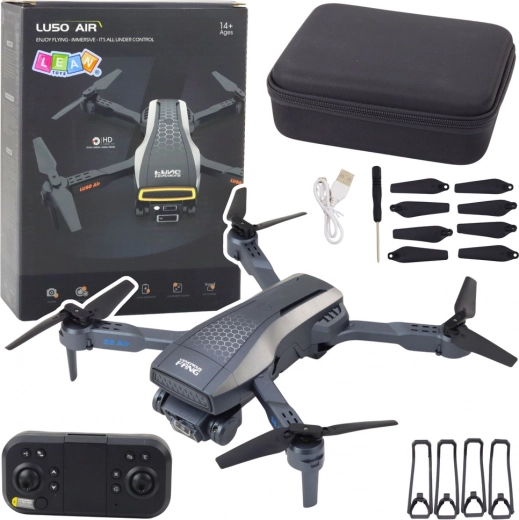 Dron LU50 Air s dvojitou HD kamerou a LED světly