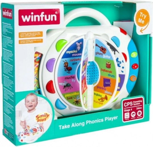 Interaktivní polsko‑anglická knížka SMILY PLAY