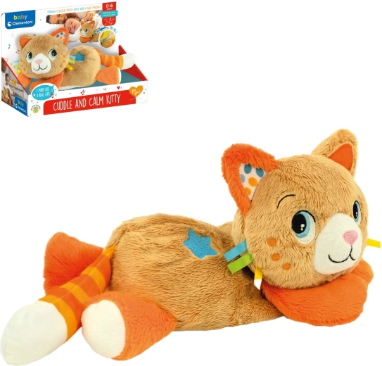 Clementoni Baby Ron Ron uklidňující kočička se zvukem a vibracemi