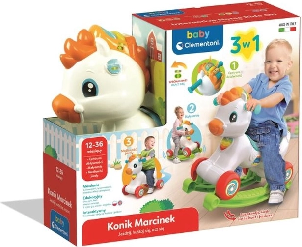 Interaktivní koník Marcinek 3v1 CLE BABY