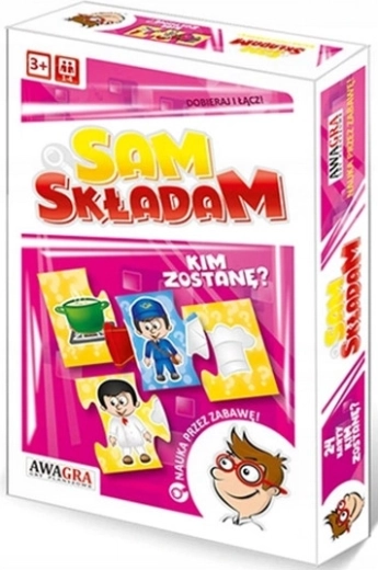 Kdo budu? vzdělávací skládanka – společenská hra o povoláních