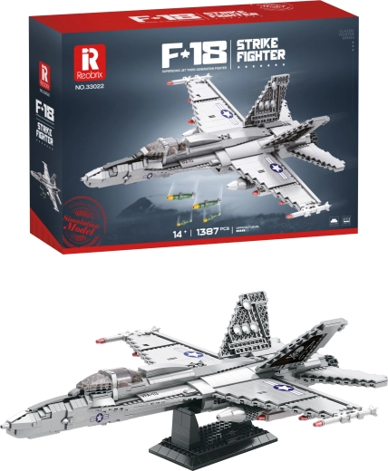 Stavebnice stíhačky F-18 – 1387 dílků