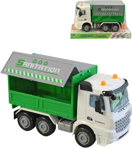 Pracovní auto popelář na volný chod 16 cm - 1 kus
